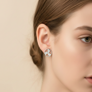 Aviator 925 Sterling Silver Stud Earrings